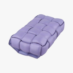 Secondhand Bottega Veneta Padded Cassette Purple lambskin shoulderbag | stylenewstar