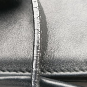 Secondhand Ferragamo Gancini Black Leather shoulderbag | stylenewstar