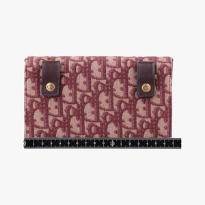 Pre-owned Christian Dior Saddle Red Jacquard bum bag/waist bag | stylenewstar