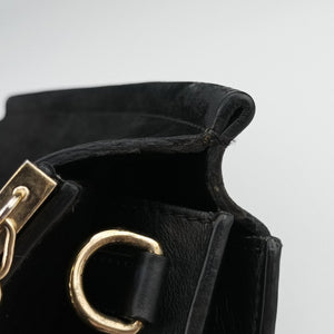 Pre-owned Chloe FAYE Black Suede × leather shoulderbag | stylenewstar