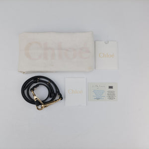 Pre-owned Chloe FAYE Black Suede × leather shoulderbag | stylenewstar