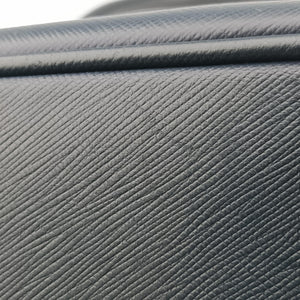 Pre-owned Prada Business Briefcase Navy SAFFIANO Leather 2VE011 shoulderbag | stylenewstar
