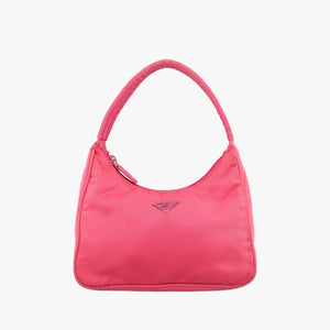 Pre-owned Prada Re-Edition2000 Pink nylon 1NE515 handbag | stylenewstar