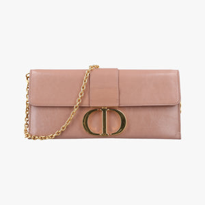 Pre-owned Christian Dior 30 Montaigne Pink leather shoulderbag | stylenewstar