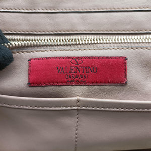 Pre-owned Valentino Rockstud Beige Leather shoulderbag | stylenewstar
