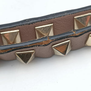 Pre-owned Valentino Rockstud Beige Leather shoulderbag | stylenewstar
