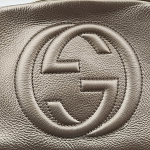 Pre-owned Gucci Soho Golden Leather 308364 shoulderbag | stylenewstar