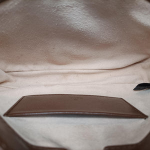 Pre-owned Gucci Jackie 1961 GG Supreme brown x beige x multicolor PVC coated canvas×Leather 637092 shoulderbag | stylenewstar