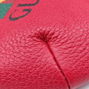 Vintage Gucci Print Red Leather 527792 bum bag/waist bag | stylenewstar