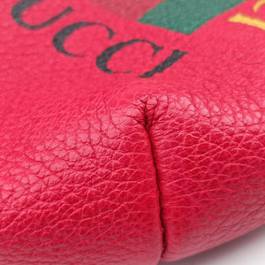 Vintage Gucci Print Red Leather 527792 bum bag/waist bag | stylenewstar