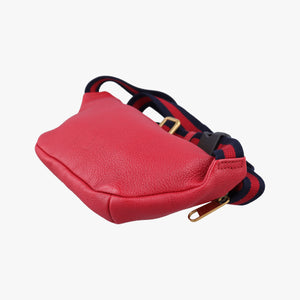 Vintage Gucci Print Red Leather 527792 bum bag/waist bag | stylenewstar