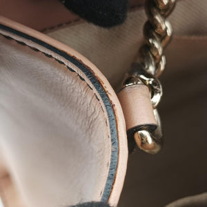 Vintage Gucci Emily Beige×pink canvas×leather 295402 shoulderbag | stylenewstar