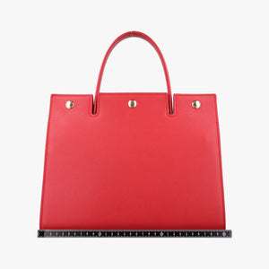 Pre-owned Burberry Title Red Leather handbag | stylenewstar