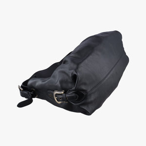 Pre-owned Fendi Toile de Cuir Black Leather 8BR579 shoulderbag | stylenewstar