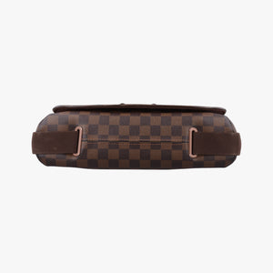 Pre-owned Louis Vuitton BROOKLYN MM EBENE Damier Canvas N51211 shoulderbag | stylenewstar
