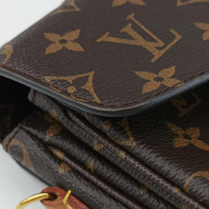 Pre-owned Louis Vuitton Pochette Metis MM Brown Monogram Canvas M44875 shoulderbag | stylenewstar