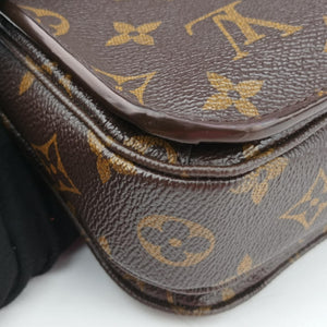 Pre-owned Louis Vuitton Pochette Metis MM Brown Monogram Canvas M44875 shoulderbag | stylenewstar