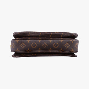 Pre-owned Louis Vuitton Pochette Metis MM Brown Monogram Canvas M44875 shoulderbag | stylenewstar