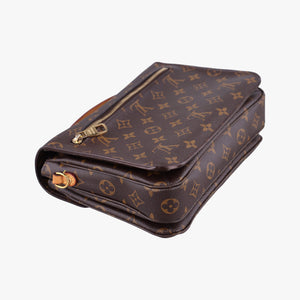 Pre-owned Louis Vuitton Pochette Metis MM Brown Monogram Canvas M44875 shoulderbag | stylenewstar