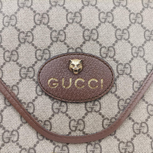 Pre-owned Gucci Neo Vintage GG Medium Messenger Beige×red×green PVC coated canvas×Leather 598604 shoulderbag | stylenewstar