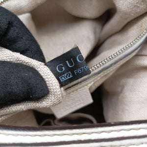 Pre-owned Gucci GG Hobo Brown canvas 232950 shoulderbag | stylenewstar