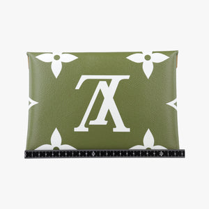 Pre-owned Louis Vuitton Pochette Kirigami Green×Multicolor Monogram Giant M67600 clutchbag | stylenewstar
