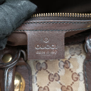 Secondhand Gucci Babushka Multicolour PVC coated canvas 207775 handbag | stylenewstar