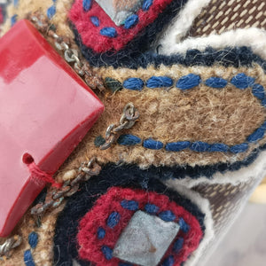 Secondhand Gucci Babushka Multicolour PVC coated canvas 207775 handbag | stylenewstar