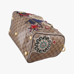 Secondhand Gucci Babushka Multicolour PVC coated canvas 207775 handbag | stylenewstar