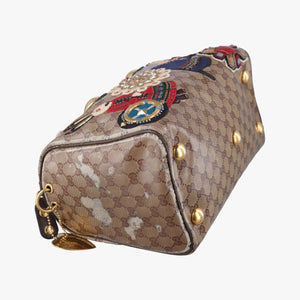 Secondhand Gucci Babushka Multicolour PVC coated canvas 207775 handbag | stylenewstar