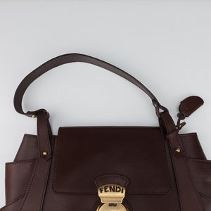 Secondhand Fendi Borsa Brown Leather 8BR423 shoulderbag | stylenewstar