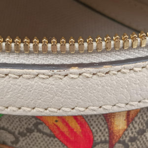 Pre-owned Gucci Ophidia Flora Multicolour PVC coated canvas×Leather 547965 backpack/rucksack | stylenewstar