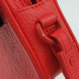 Pre-owned Louis Vuitton Pochette Volga Red Monogram Empreinte M53555 clutchbag | stylenewstar