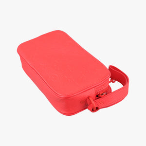 Pre-owned Louis Vuitton Pochette Volga Red Monogram Empreinte M53555 clutchbag | stylenewstar
