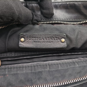 Vintage Bottega Veneta Intrecciato Black lambskin shoulderbag | stylenewstar