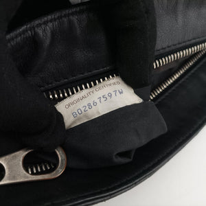 Vintage Bottega Veneta Intrecciato Black lambskin shoulderbag | stylenewstar