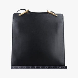Pre-owned Balenciaga Le Dix Cartable Black leather shoulderbag | stylenewstar