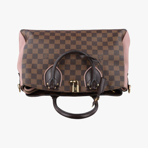 Secondhand Louis Vuitton Normandy Magnolia×Pink Damier canvas×Taurillon leather N41488 shoulderbag | stylenewstar