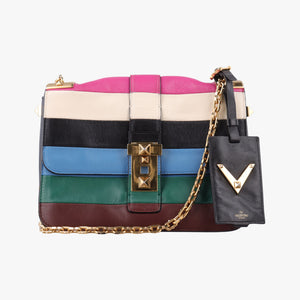 Pre-owned Valentino B-Rockstud Multicolour leather shoulderbag | stylenewstar