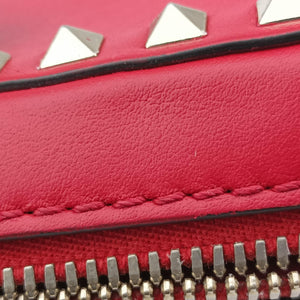 Pre-owned Valentino Rockstud Red Leather shoulderbag | stylenewstar