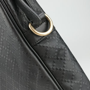 Pre-owned Gucci Diamante Black Leather 208463 shoulderbag | stylenewstar