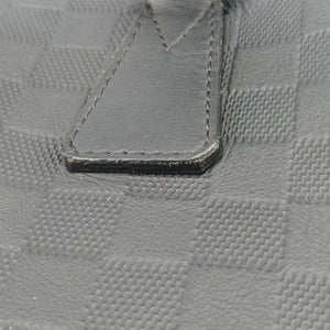 Pre-owned Louis Vuitton Porte Documents Jour Noir Damier Graphite N48224 handbag | stylenewstar