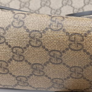 Pre-owned Gucci messenger Beige × brown GG canvas×Leather 222291 shoulderbag | stylenewstar