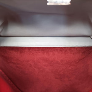 Pre-owned Fendi PEEKABOO MEDIUM Red Leather 8BN290 shoulderbag | stylenewstar