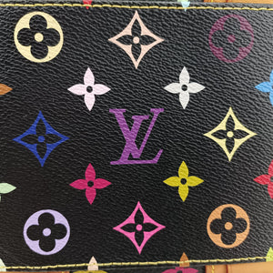 Pre-owned Louis Vuitton COURTNEY MM Noir Monogram Multicolor M45642 shoulderbag | stylenewstar