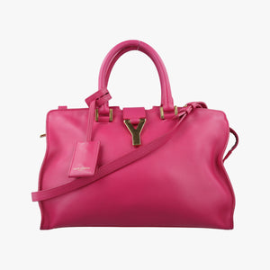 Secondhand Yves Saint Laurent Y Ligne Petit Cabas Rose Leather 311210 shoulderbag | stylenewstar