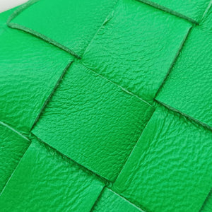 Pre-owned Bottega Veneta The Jodie Green lambskin handbag | stylenewstar
