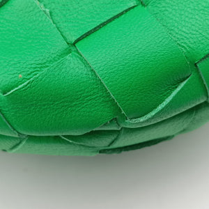 Pre-owned Bottega Veneta The Jodie Green lambskin handbag | stylenewstar