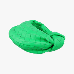 Pre-owned Bottega Veneta The Jodie Green lambskin handbag | stylenewstar