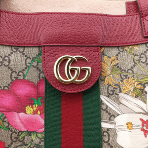 Secondhand Gucci Ophidia Multicolour PVC coated canvas×leather 547947 shoulderbag | stylenewstar